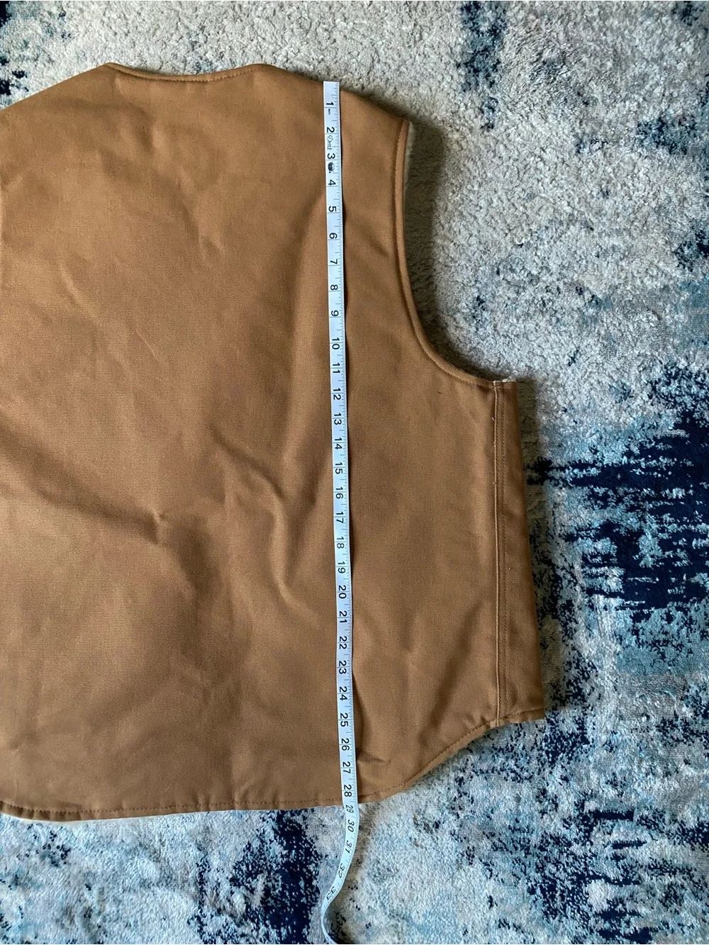 Vintage 80’s/90’s Carhartt Men’s Brown Sherpa-Lined Duck Vest